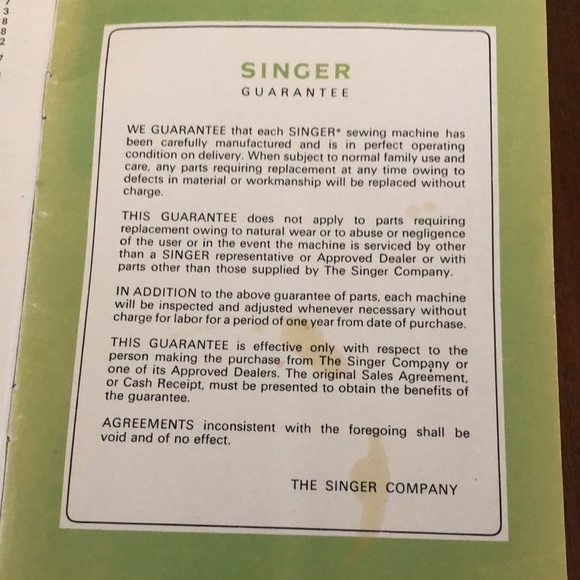 VINTAGE SINGER STYLIST ZIG ZAG INSTRUCTION MANUAL SEWING MACHINE MODEL413 2971 - Picture 7 of 9